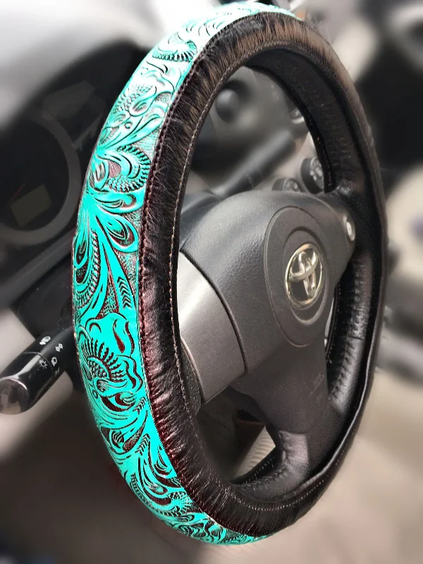 Steering Wheel Leather Cover