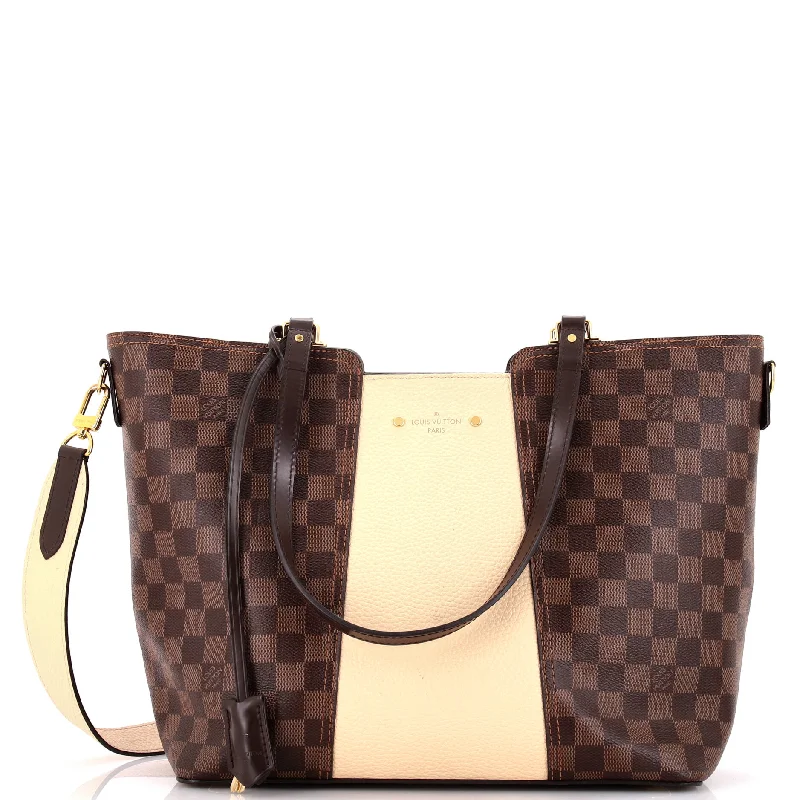 Jersey Handbag Damier with Leather