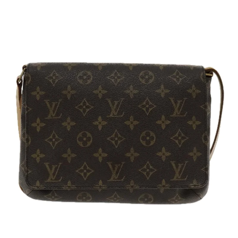 Louis Vuitton Musette Tango  Canvas Shoulder Bag (Pre-Owned)