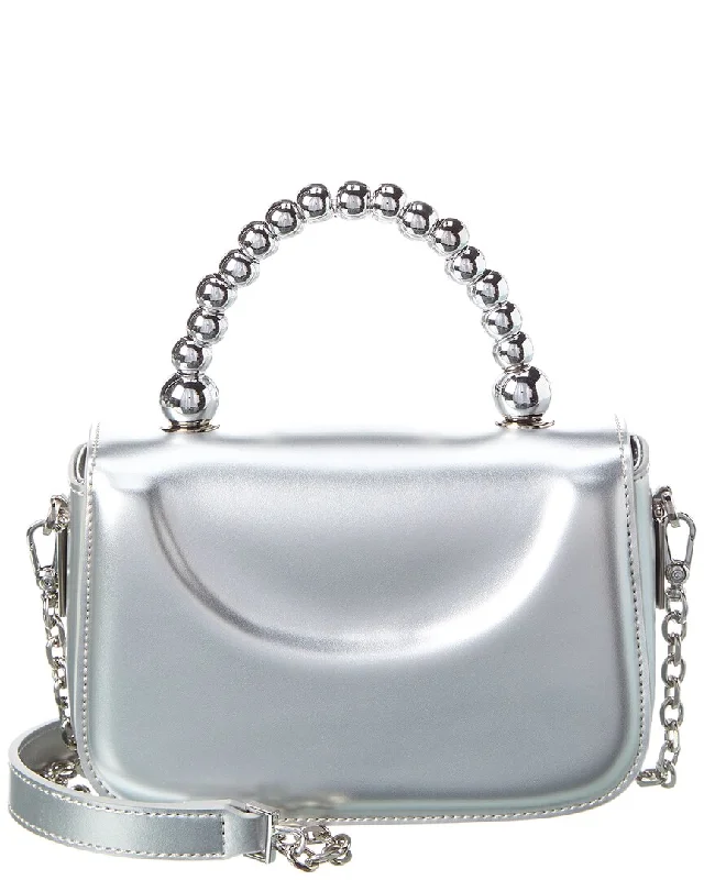 Tiffany & Fred Paris High Gloss Leather Top Handle Crossbody