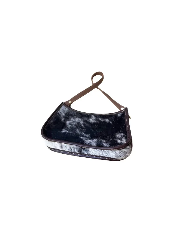 Hair On Hide Barbie Purse Bag In Black