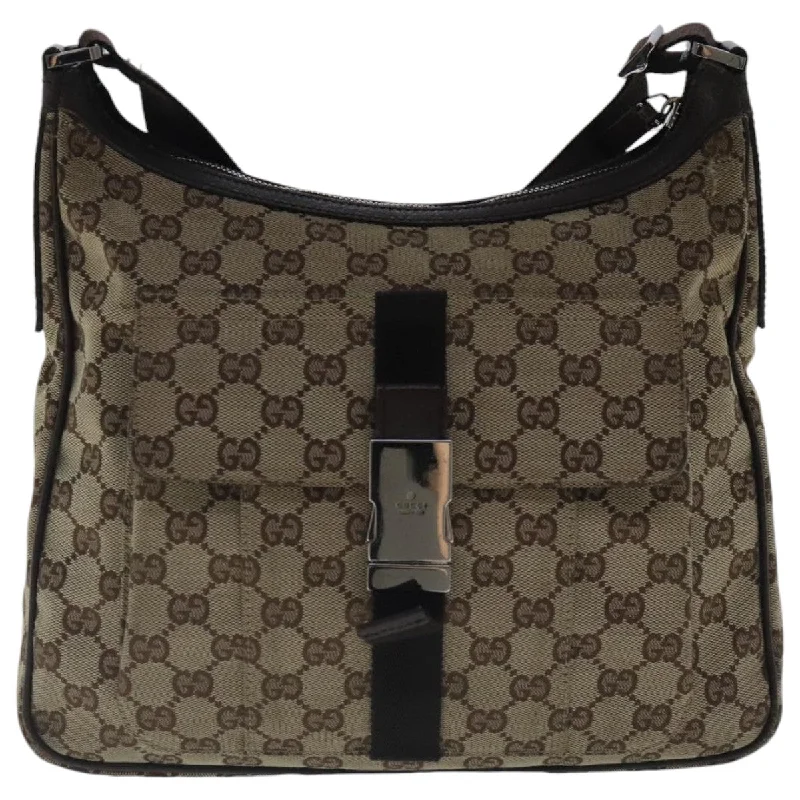 Gucci  Canvas Shoulder Bag (Pre-Owned)