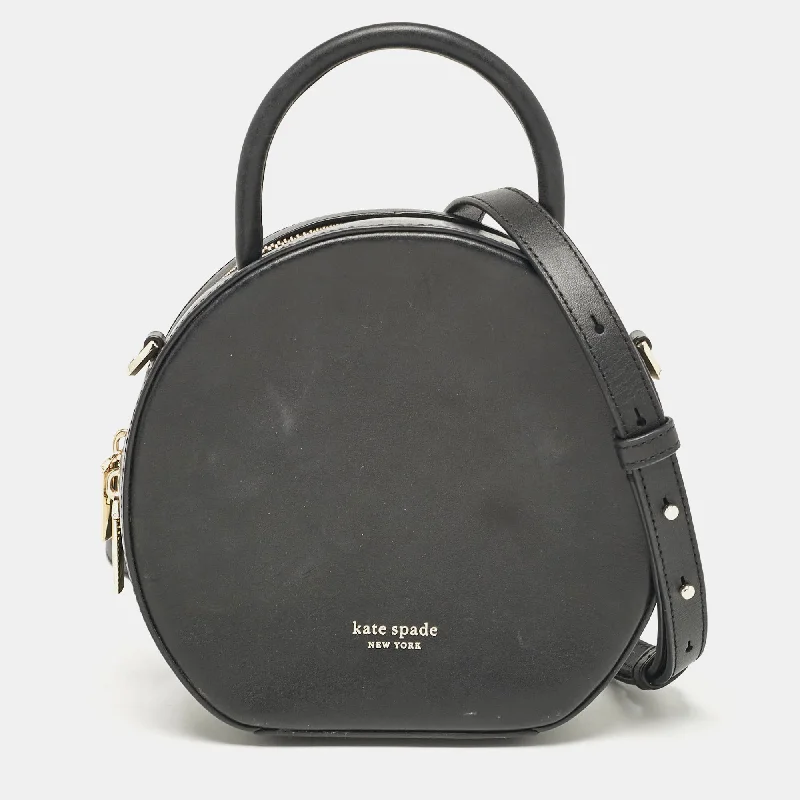 Kate Spade Black Leather Small Andi Canteen Shoulder Bag