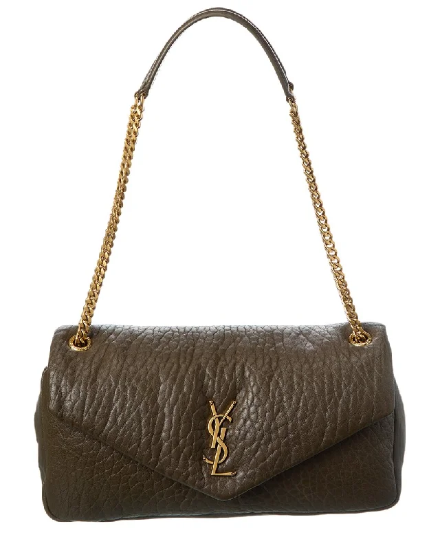 Saint Laurent Calypso Medium Leather Shoulder Bag