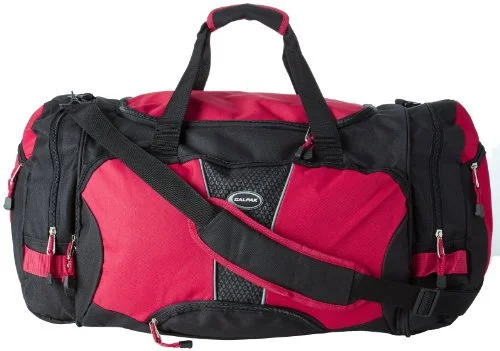 California Pak Luggage Field Pak, 26 Inch, Black/Red