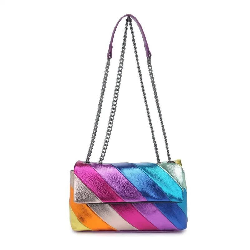 Women's Rayne Vegan Leather Crossbody Bag In Multi Color