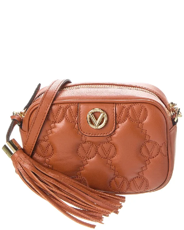 Valentino by Mario Valentino Amel Monogram Leather Crossbody