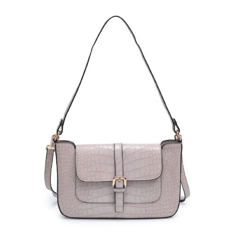 Women's Adwen Croc Crossbody Bag In Ivory