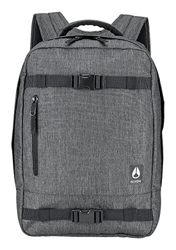 Nixon Del Mar Backpack Charcoal Heather Skate Laptop Bag