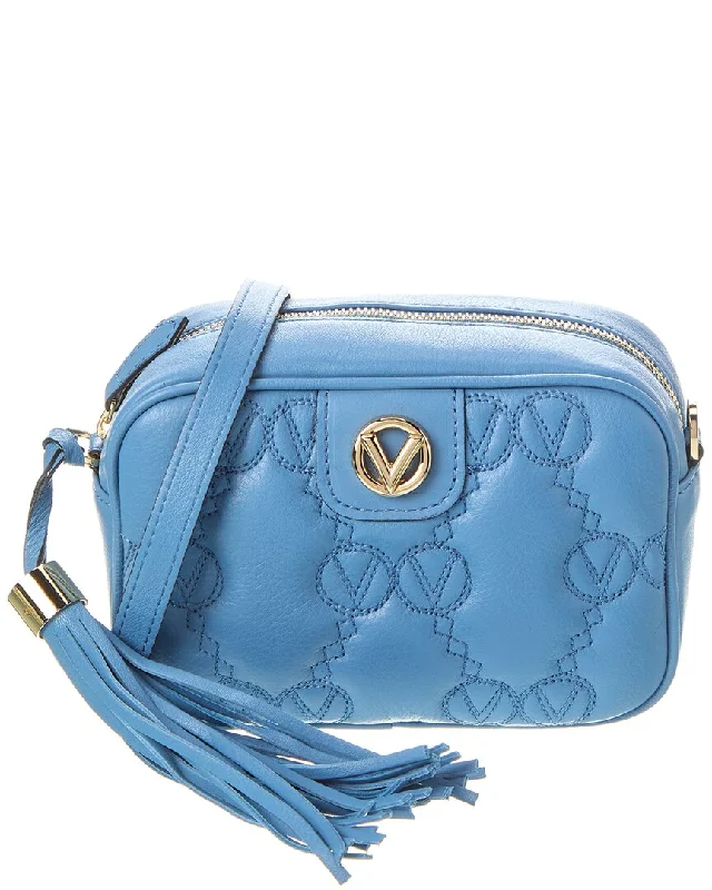 Valentino by Mario Valentino Amel Monogram Leather Crossbody