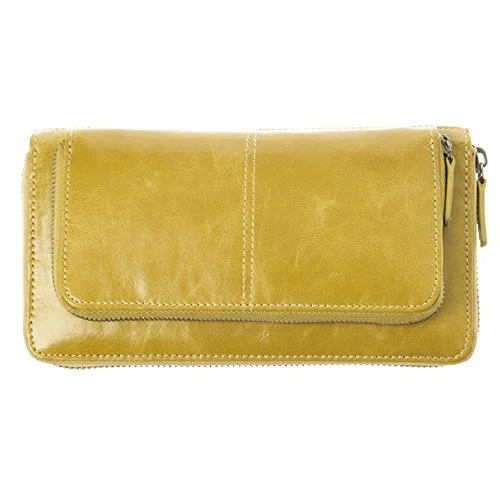 Shiraleah Harper Zip Wallet, Mustard