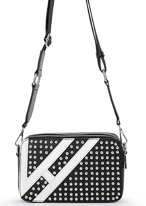 Women's Meme Handbag In Black/white