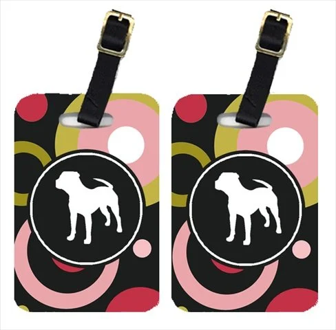 Carolines Treasures Kj1153Bt Pit Bull Luggage Tags - Pair Of 2