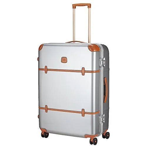 Brics Bellagio Metallo 30" Spinner Trunk (One Size, Silver)