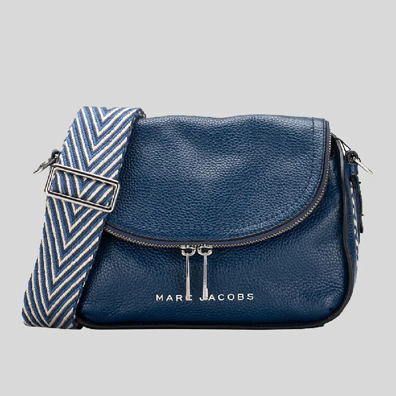 MARC JACOBS The Groove Leather Mini Messenger Bag Azure Blue 4S4HMS004H01