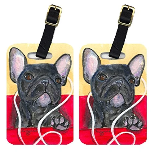 Carolines Treasures Ss8899Bt French Bulldog Luggage Tag - Pair 2, 4 X 2.75 In.