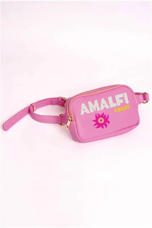 Amalfi Coast Franny Fanny Pack In Pink