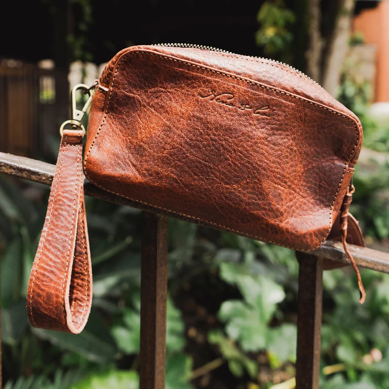 ESSENTIALS BAG - FULL LEATHER - COPPER